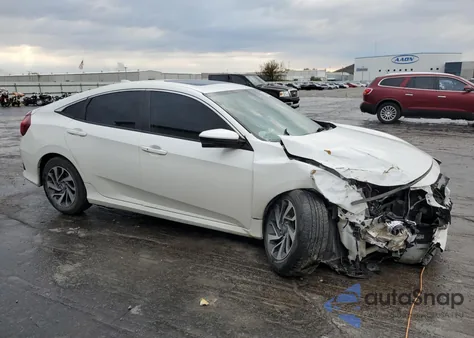 2017 Honda Civic Ex from USA, damaged, VIN 19XFC2F74HE010695